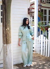 The Fit Linen set - Mint