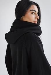 Midnight Zip Relaxed Hoodie