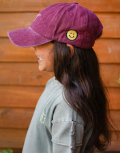 Unisex Hey Cap - Burgundy