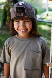 Out-Stitched Olive Set- Kids