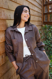 The Fit Linen set - Brown