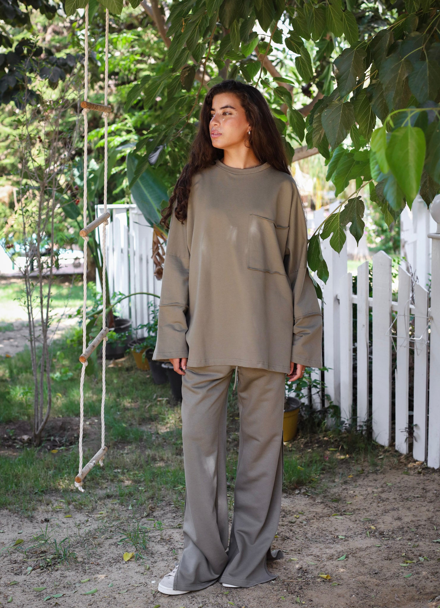 Out-Stitched Olive set- Adults