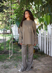 Out-Stitched Olive set- Adults