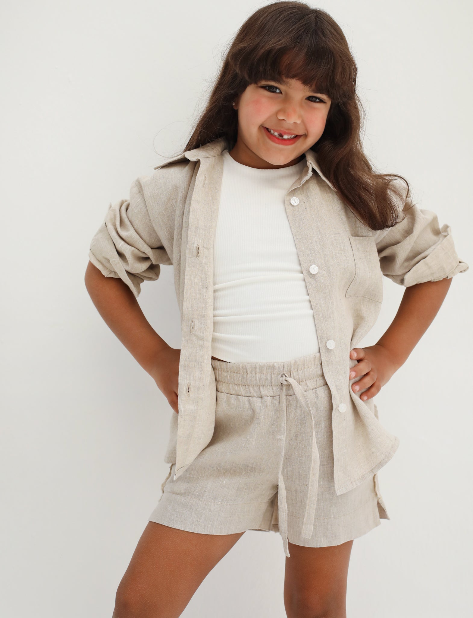 Tamaa Edit Beige Set - Kids