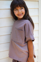 Out-Stitched Plum Set- Kids