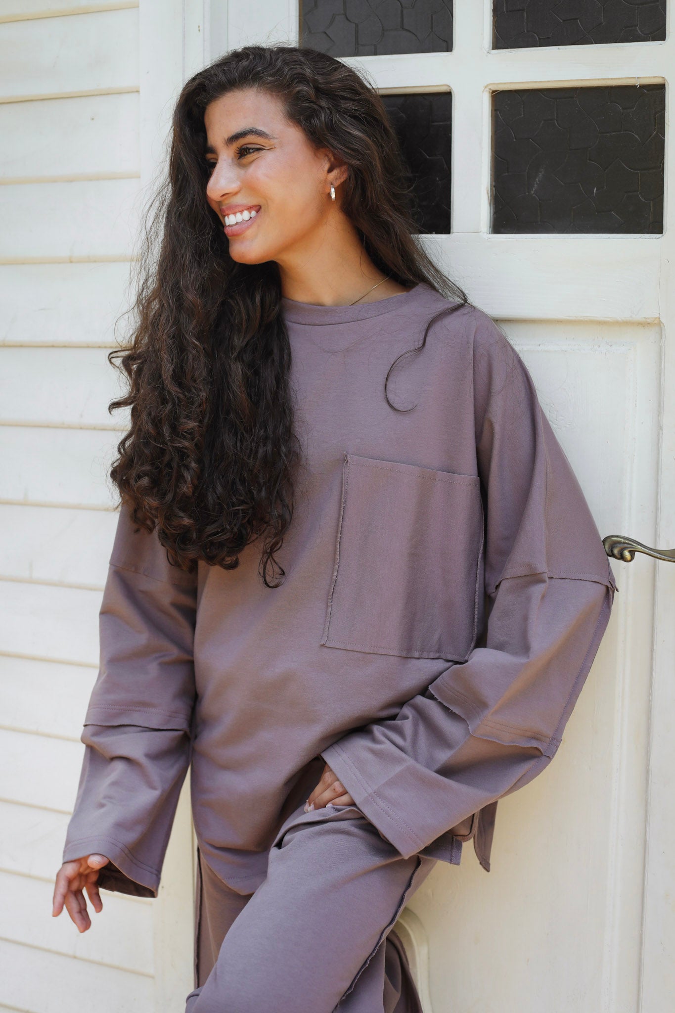 Out-Stitched Plum Set-Adults