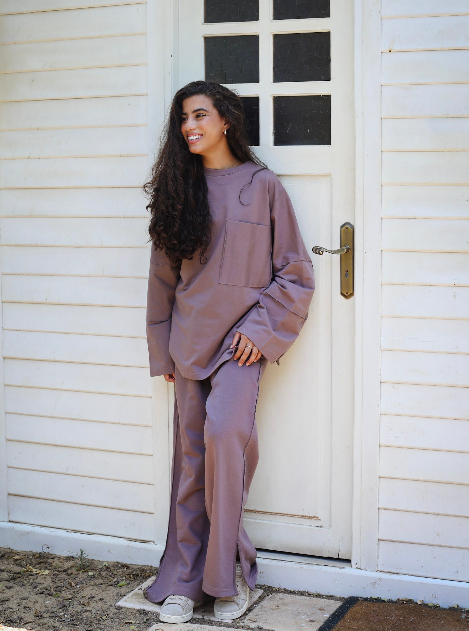 Out-Stitched Plum Set-Adults