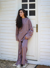 Out-Stitched Plum Set-Adults
