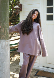 Out-Stitched Plum Set-Adults