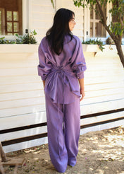 The Fit Linen set - Lilac
