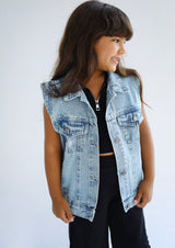 Bling Denim Vest- Kids