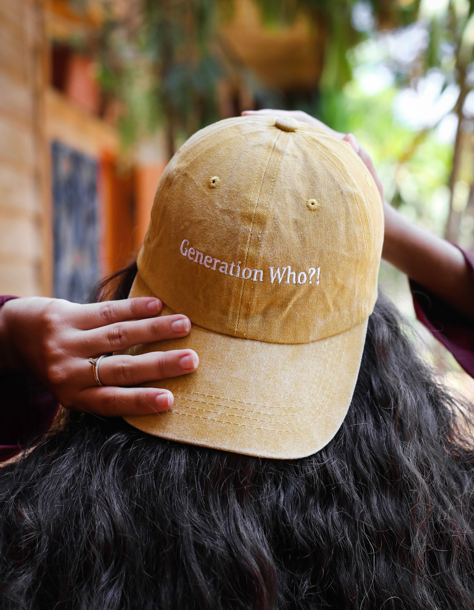 Unisex Generation Who? Cap - Yellow