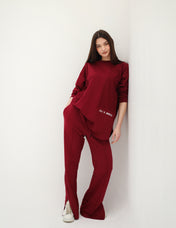 Flip-Side Burgundy Set - Adults