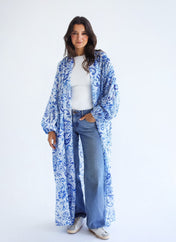 Seaside Kimono- Blue