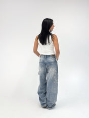 Adjustable Gilded Tank Top White - Adults