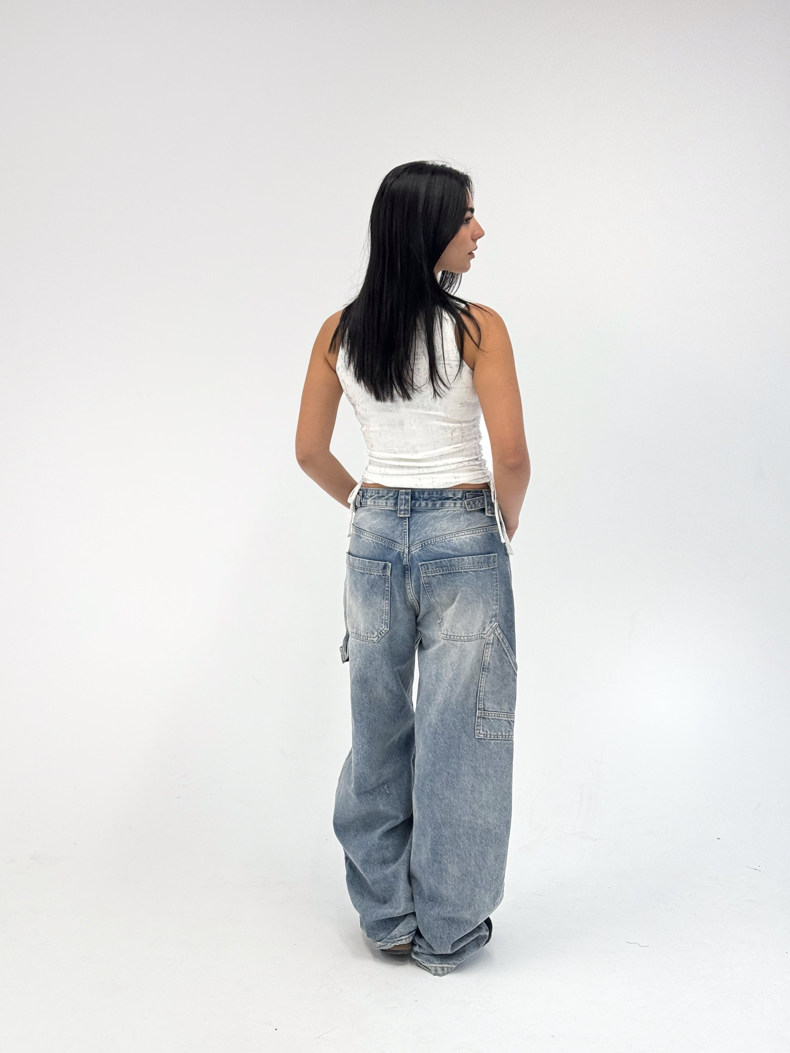 Adjustable Gilded Tank Top White - Adults