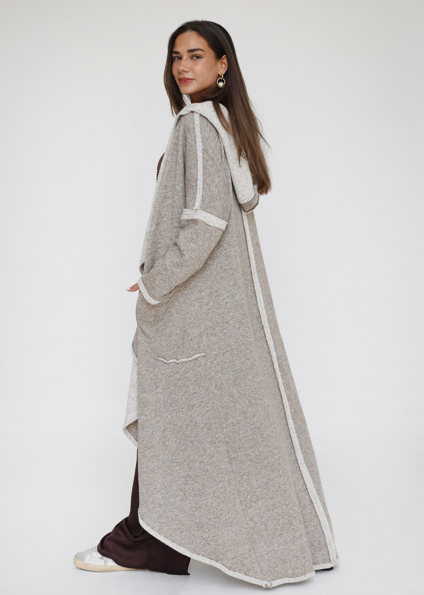 The Alpine Edit Cardigan - Brown