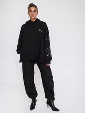 Solar Handmade Hoodie - Black