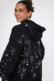 Solar Handmade Hoodie - Black