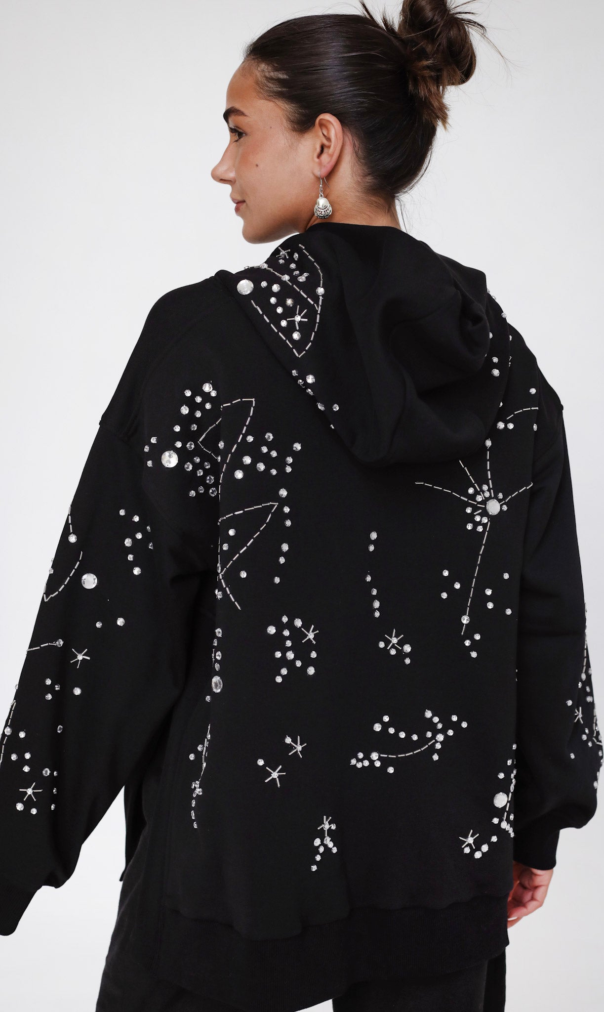 Solar Handmade Hoodie - Black