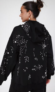 Solar Handmade Hoodie - Black