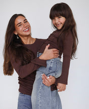 Stitched Brown Tank top - Adults