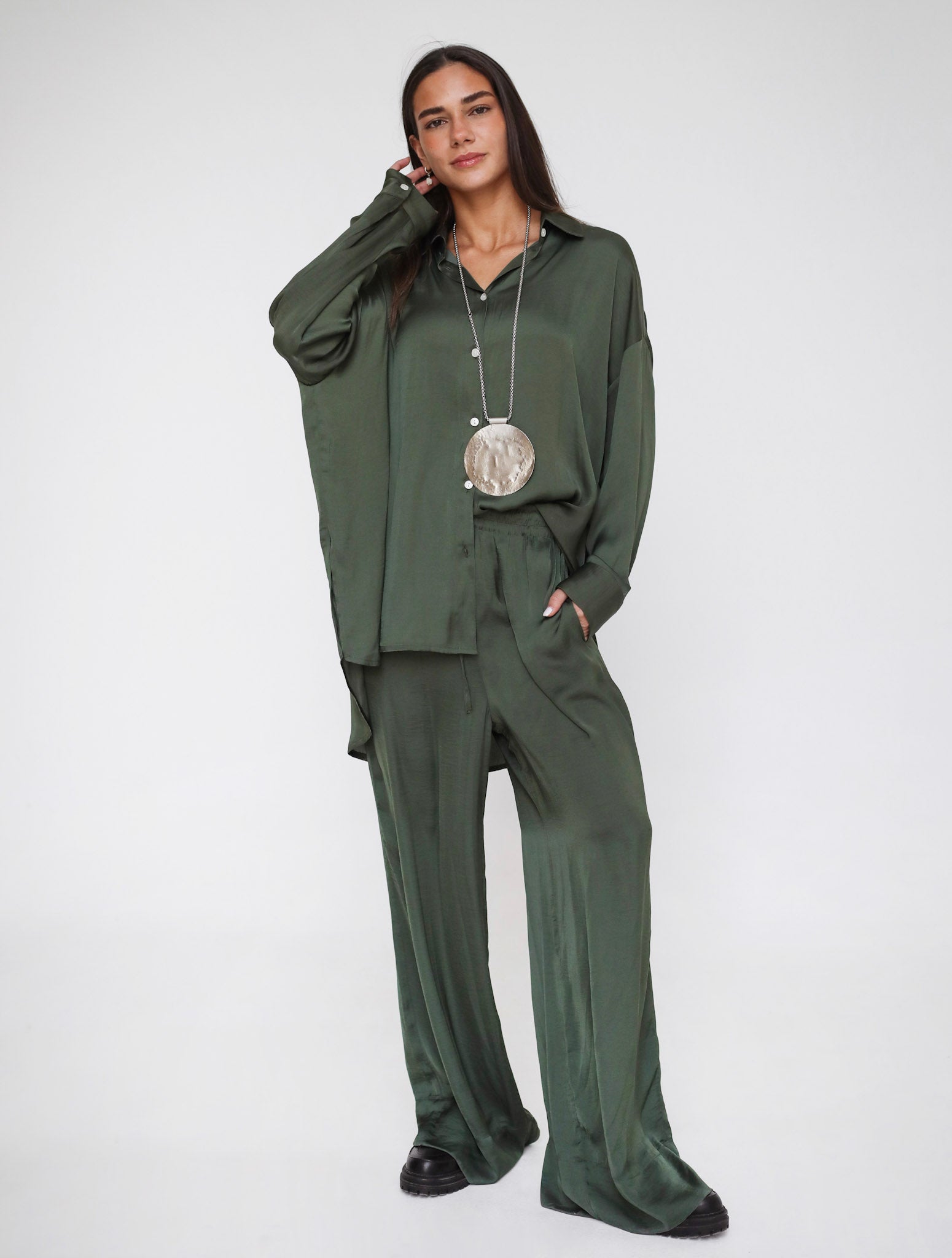 The Flowy Edit Set Olive - Adults