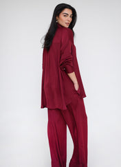 The Flowy Edit Set Burgundy - Adults