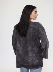 Basic Washed Grey T-Shirt - Adults