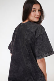 Basic Washed Grey T-Shirt - Adults