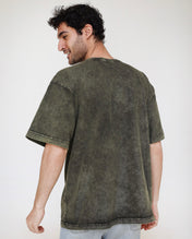 Basic Washed Olive T-Shirt - Adults