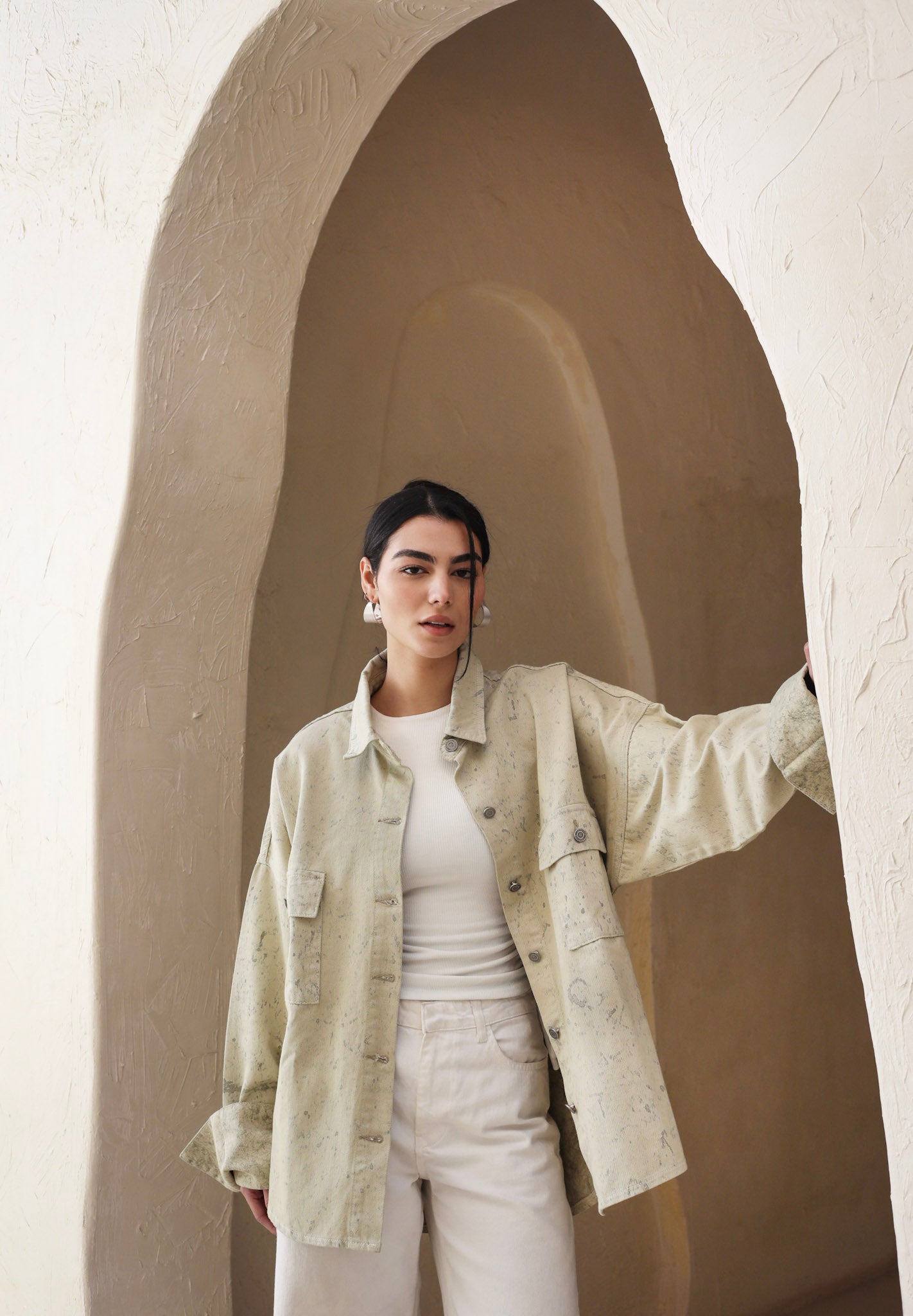 The Paint-Storm Shirt Olive