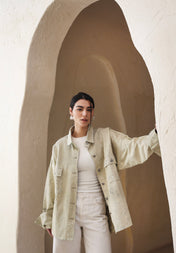 The Paint-Storm Shirt Olive