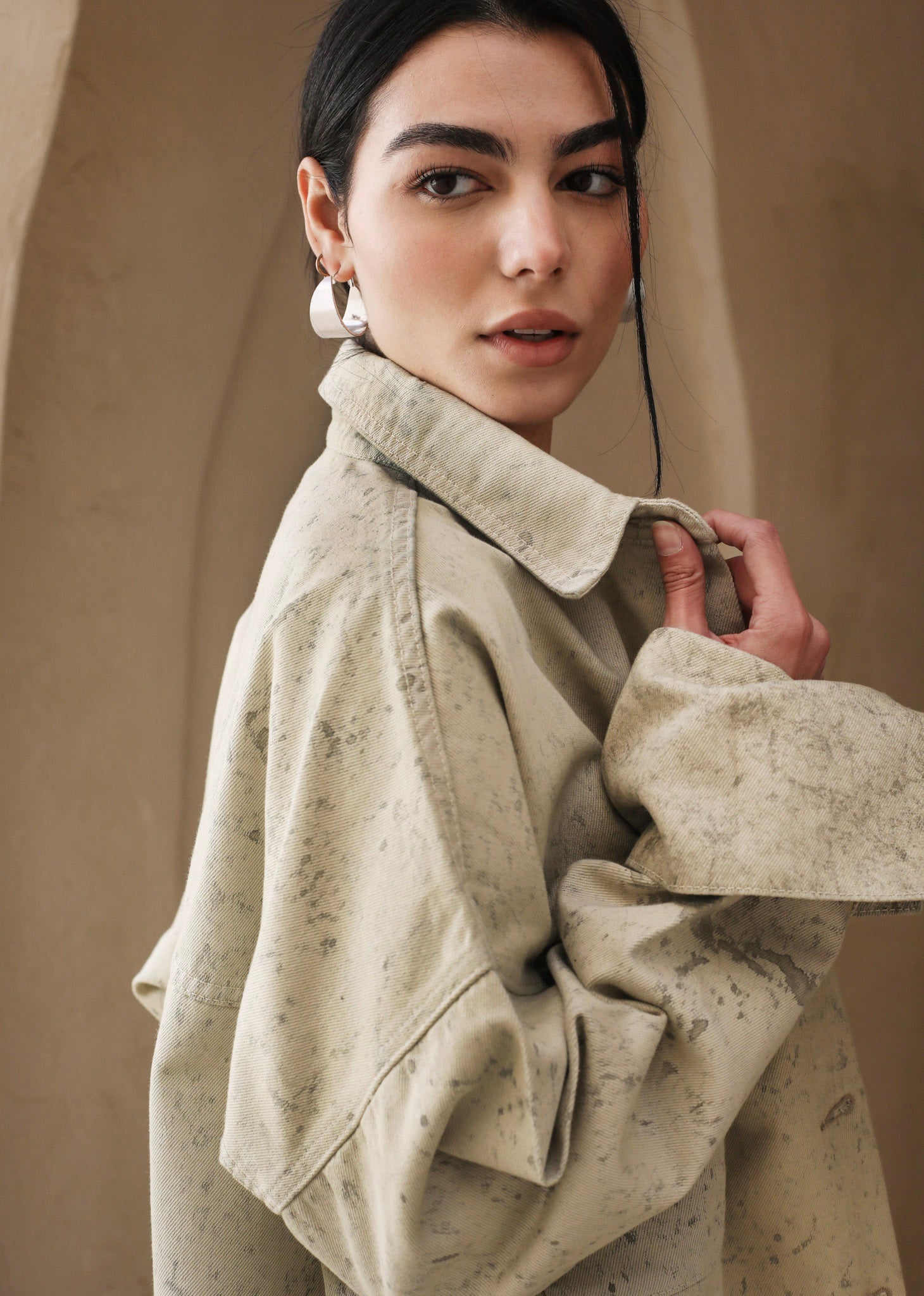 The Paint-Storm Shirt Olive