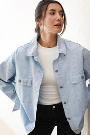 The Paint-Storm Shirt Light Blue