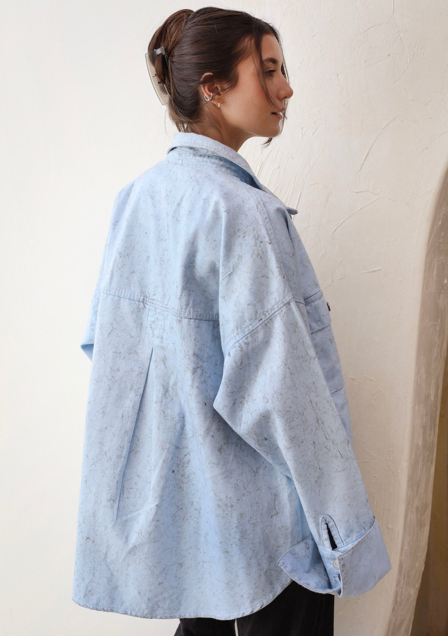 The Paint-Storm Shirt Light Blue