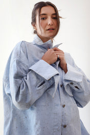 The Paint-Storm Shirt Light Blue