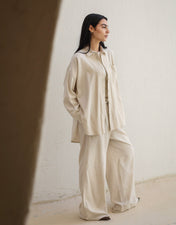 The Bling Linen Set Beige - Adults