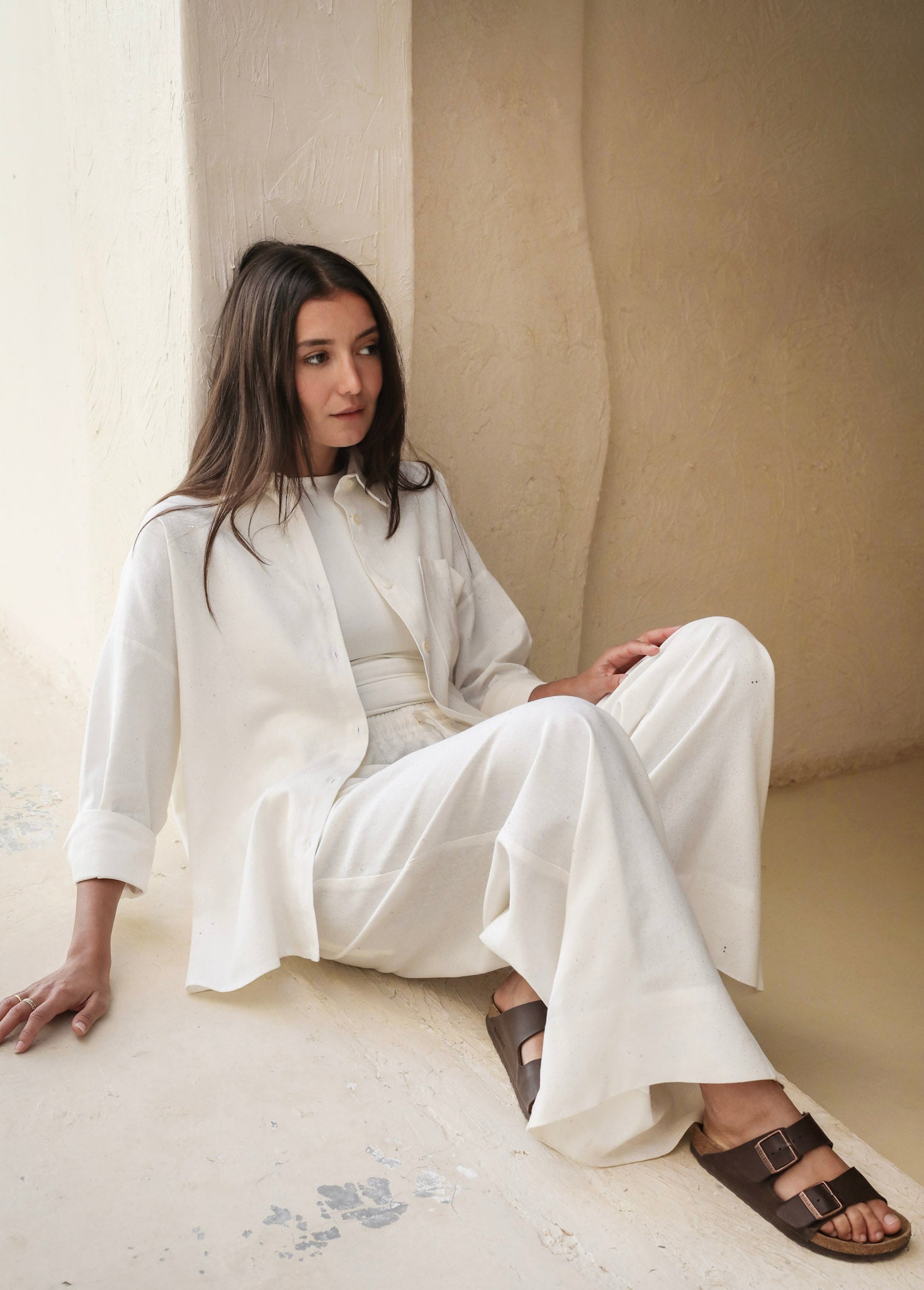 The Bling Linen Set White - Adults