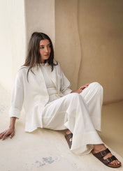 The Bling Linen Set White - Adults