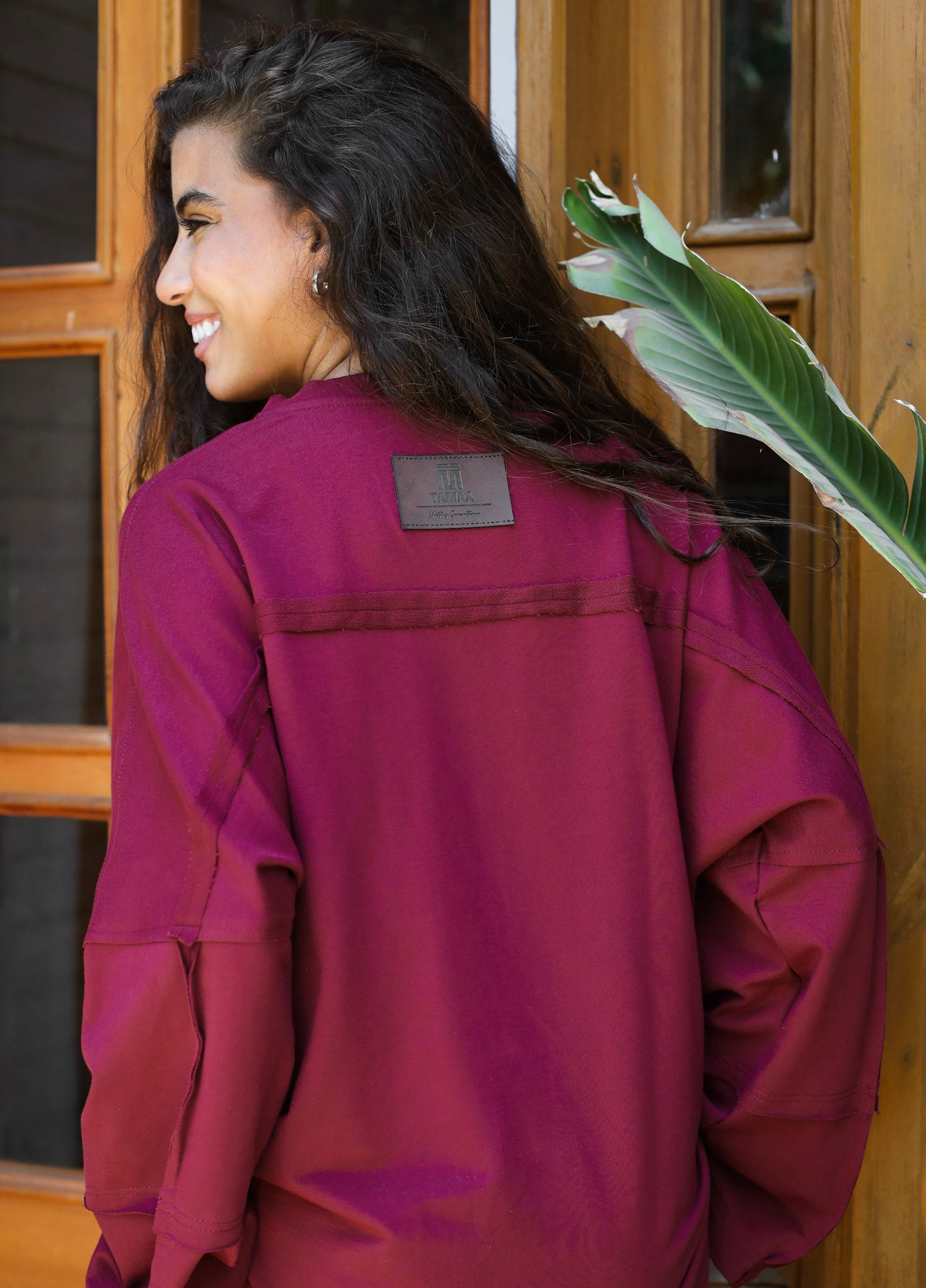 Out-Stitched Burgundy set- Adults