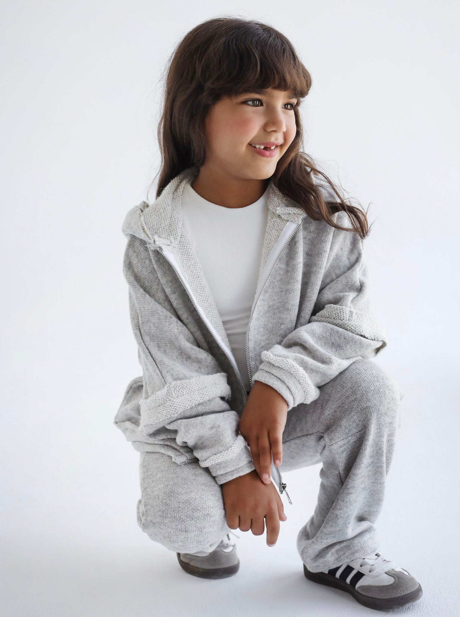 The Woolverse Set Cloud Grey - Kids