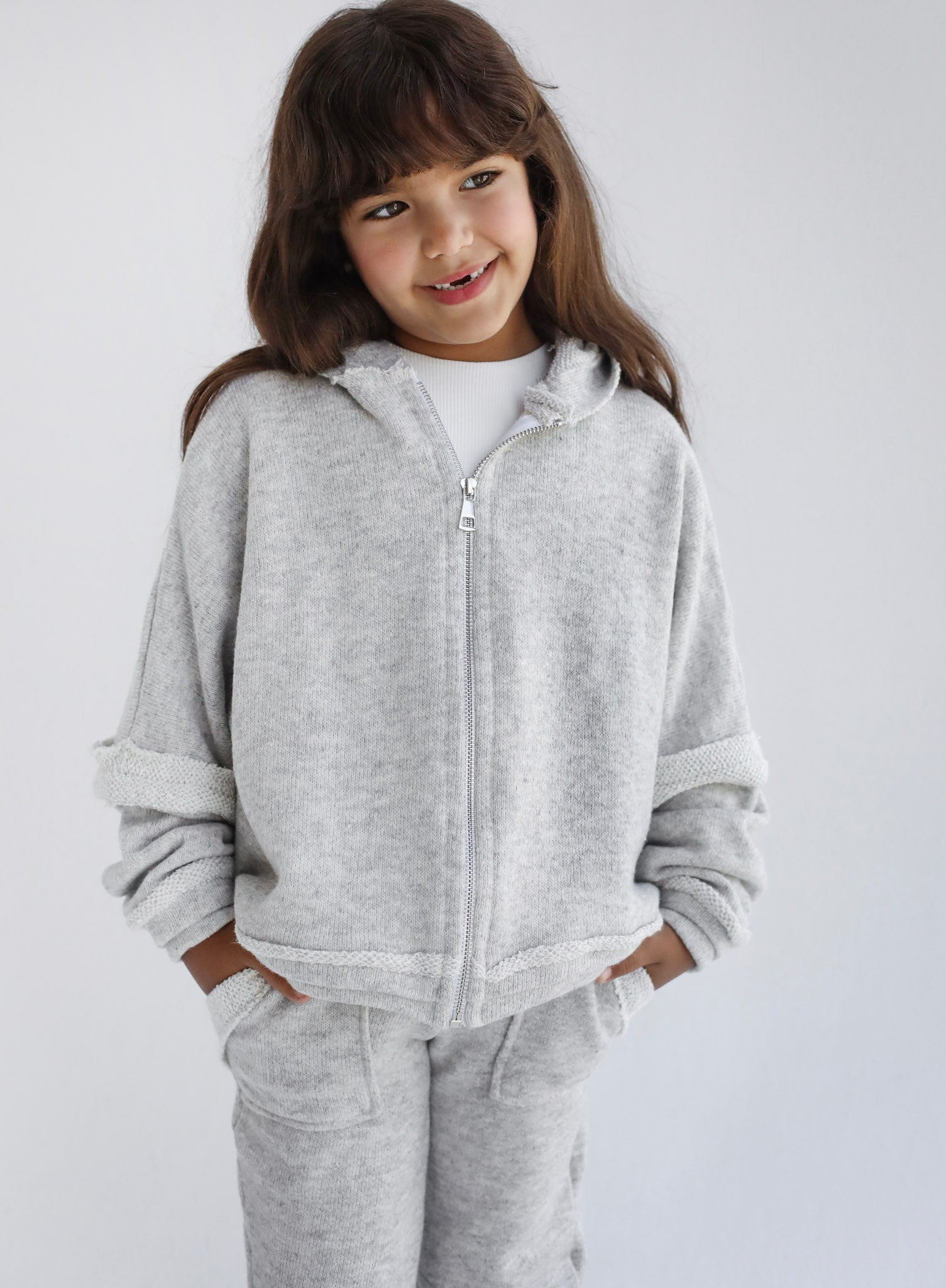 The Woolverse Set Cloud Grey - Kids