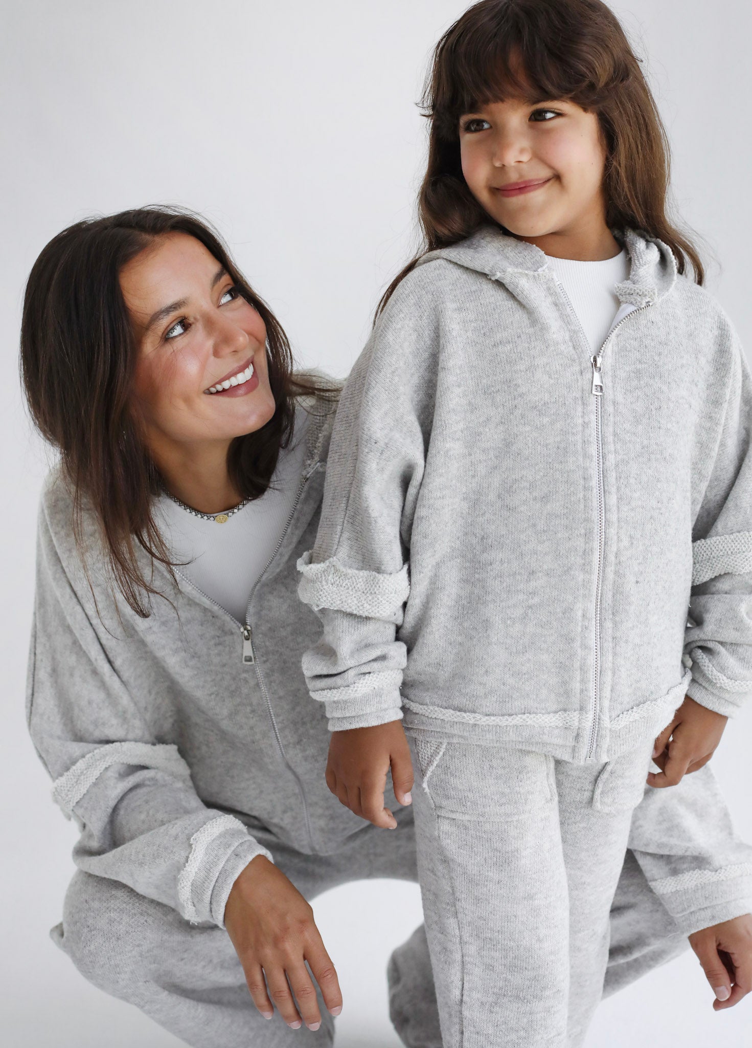 The Woolverse Set Cloud Grey - Kids