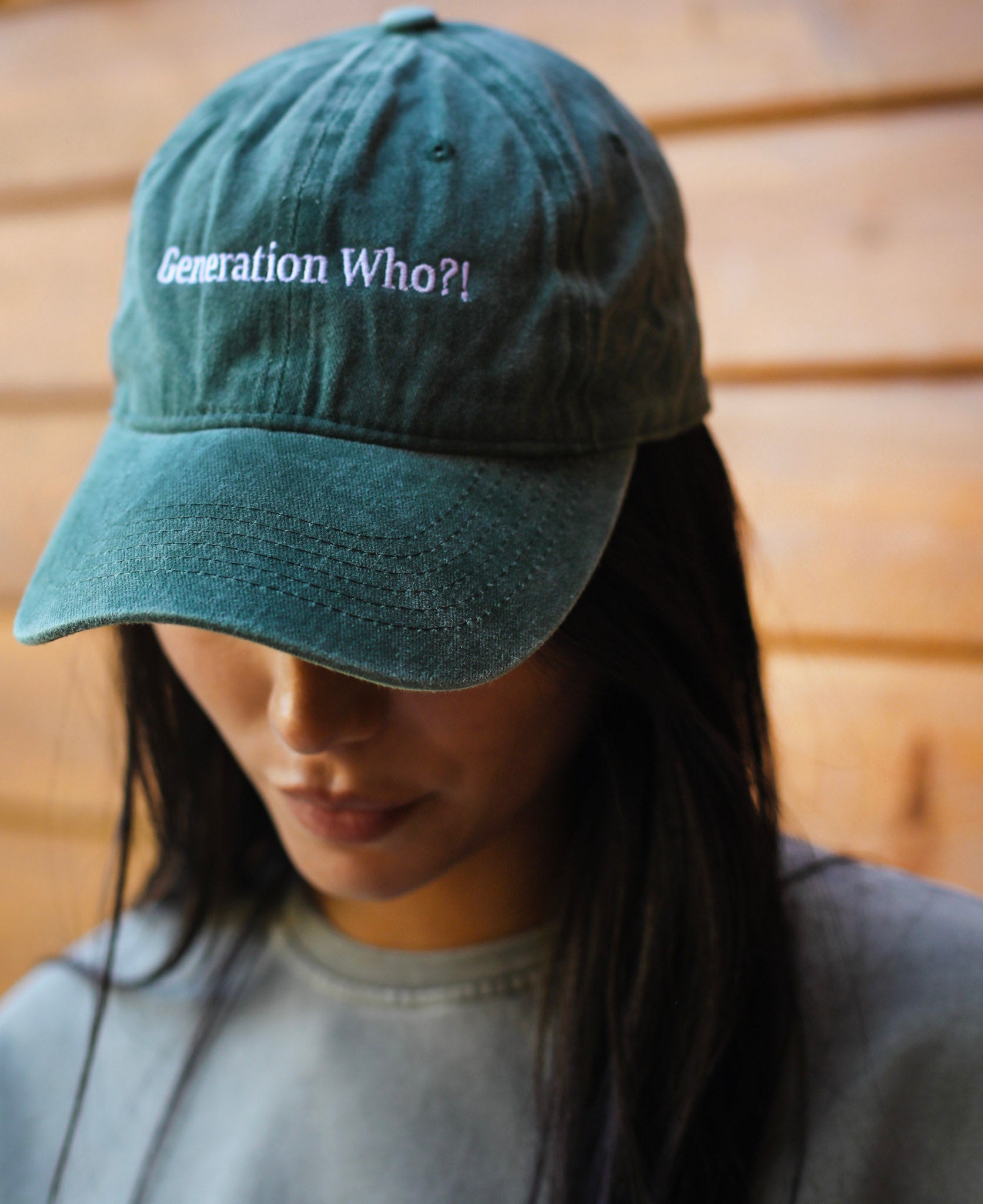 Unisex Generation Who? Cap- Green