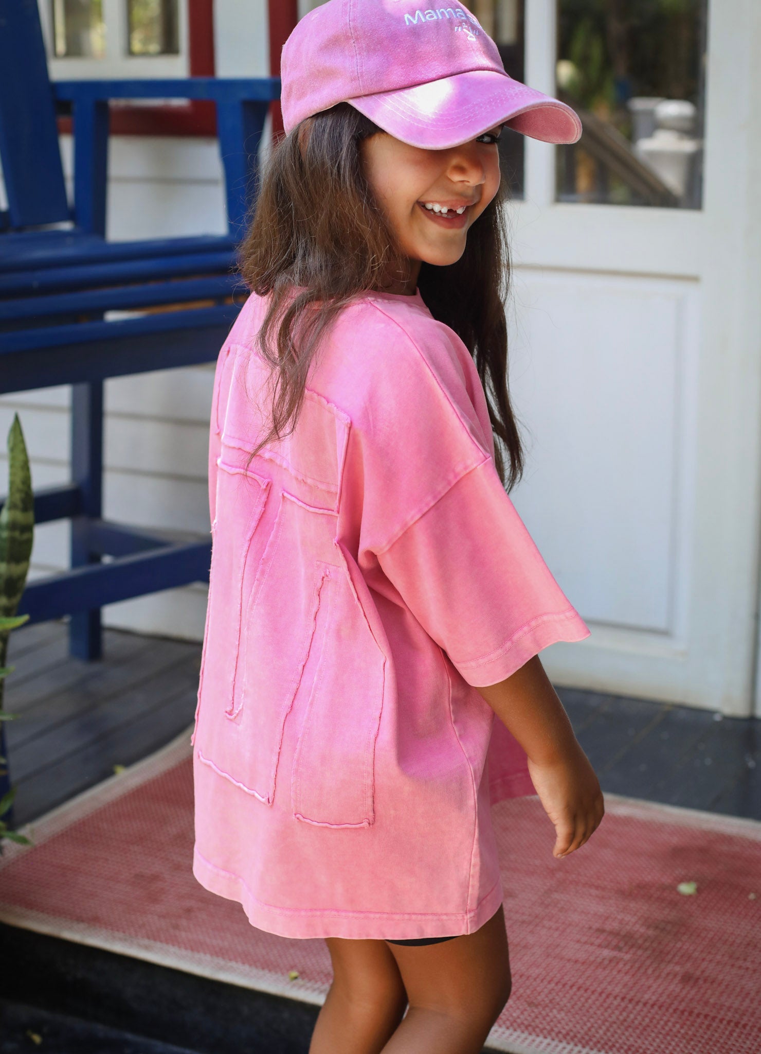 Pink Crew Tshirt- kids