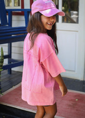 Pink Crew Tshirt- kids