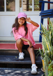 Pink Crew Tshirt- kids