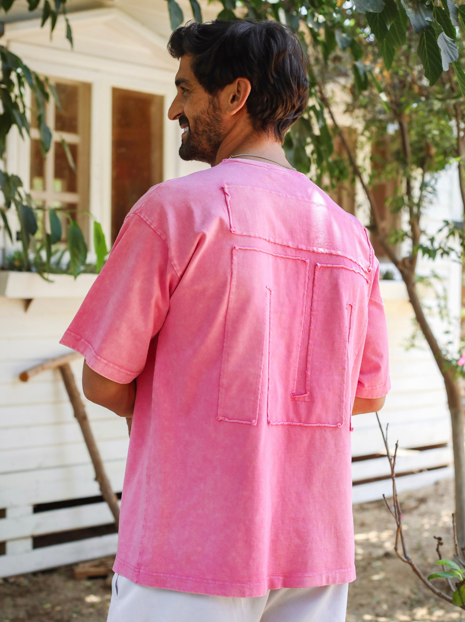 Pink Crew Tshirt- Adults