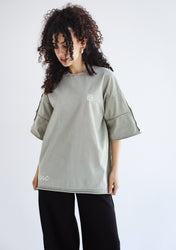 Not So Basic Tshirt-Sage Green-Adults